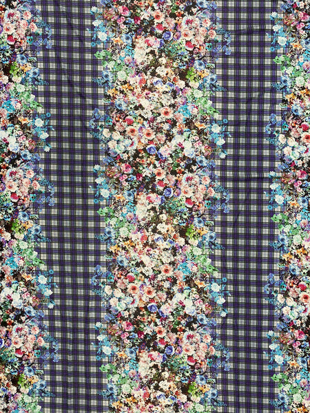 RVK-7805W FLORA LPRINT WOOL BLEND FINE JERSEY KNIT. ITALY