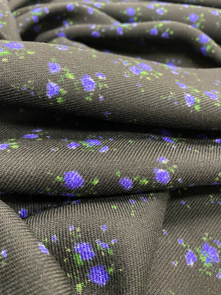 EU-7841W EMANUEL UNGARO SIGNATURE WOOL CHALLIS. ITALY