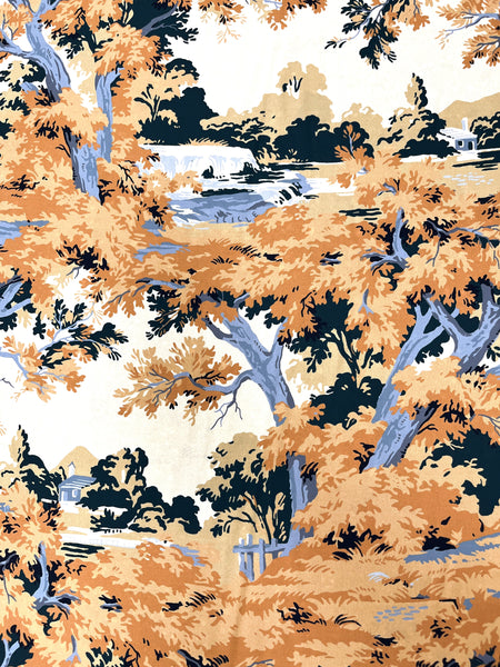S-9051W DESIGNER SIGNATURE PRINT SILK CREPE DE CHINE. ICICLE. ITALY