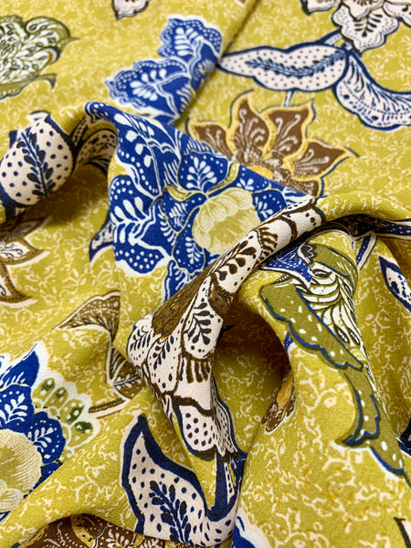 RV-9045W FLORAL PRINT VISCOSE CREPE. ITALY.