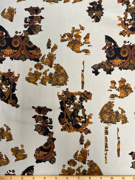 S-9048W ABSTRACT PRINT SILK CREPE DE CHINE. ITALY