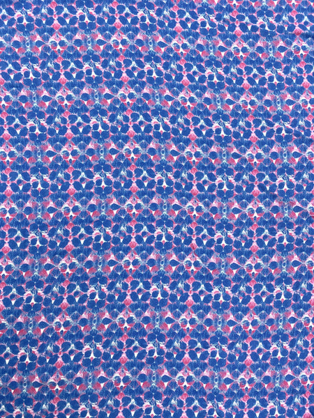 RV-9045W ABSTRACT DOTTED PRINT VISCOSE CHALLIS. ITALY.