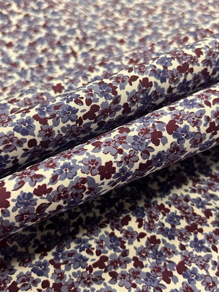 CP-9035W-A LIBERTY LOOK FLORAL PRINT COTTON POPLIN. ITALY.