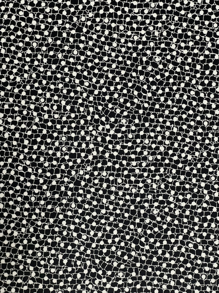 CP-9028W-B  SMALL DOT PRINT STRETCH COTTON TWILL. ITALY.