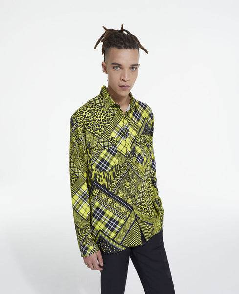 RV-7894W BANDANA PATCHWORK LOOK PRINT ECOVERO TWILL. THE KOOPLES. ITALY