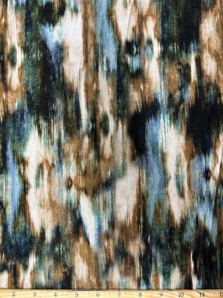 RVK-9055W DESIGNER ABSTRACT PRINT VISCOSE JERSEY KNIT. KAREN KANE. ITALY