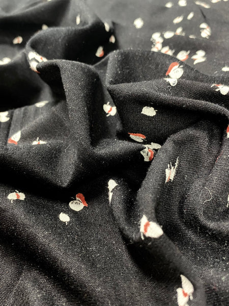 RVK-7803W APPLE HEART PRINT COTTON MODAL KNIT. ITALY