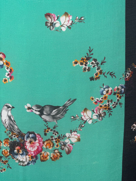 VL-7004 “ROCOCO" - VASSILISA DIGITAL PRINT CASHMERE MODAL SCARF. MADE IN ITALY