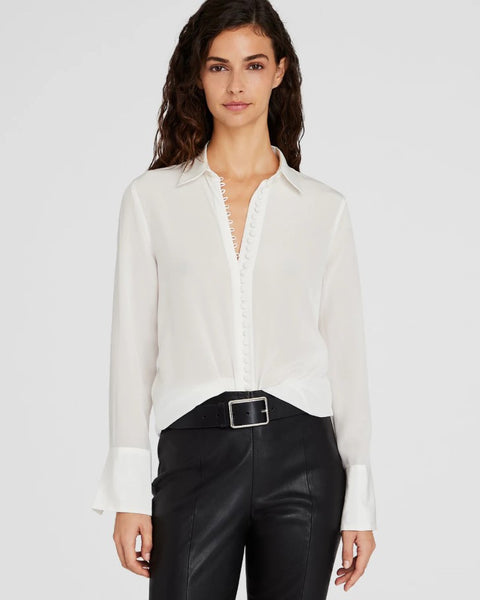 RV-9045W BRIGHT WHITE LIGHTWEIGHT VISCOSE CREPE HAND. ITALY.