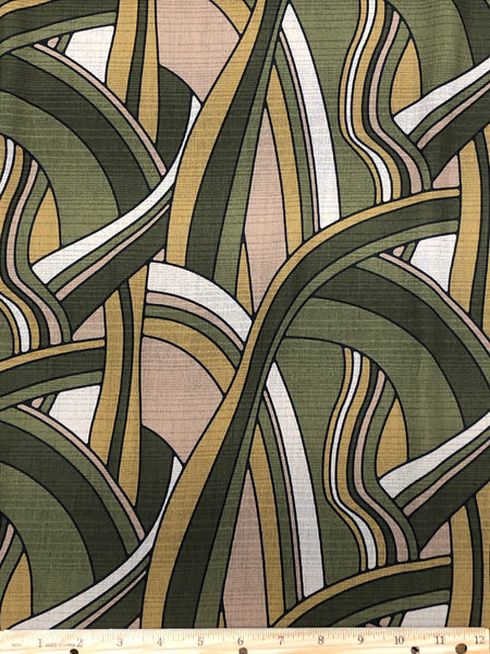 BFS-113 ABSTRACT PRINT FINE TEXTURE POLY SUITING. FRANCE
