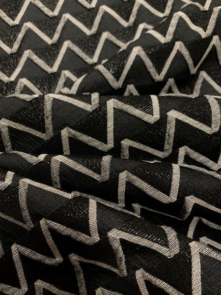 MB-7685W FANCY ZIGZAG DESIGN JACQUARD. FRANCE