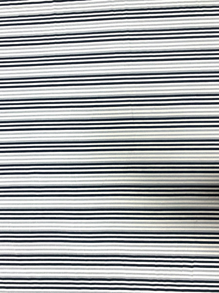 STRIPE DESIGN ACTIVEWEAR JACQUARD KNIT FROM FRANCE