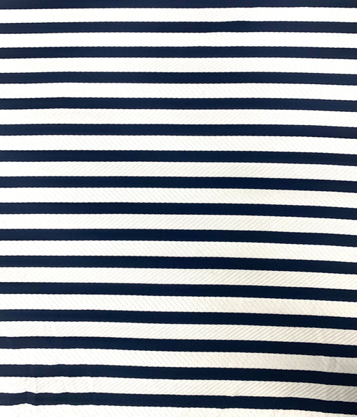 STRIPE DESIGN ACTIVEWEAR JACQUARD KNIT FROM FRANCE