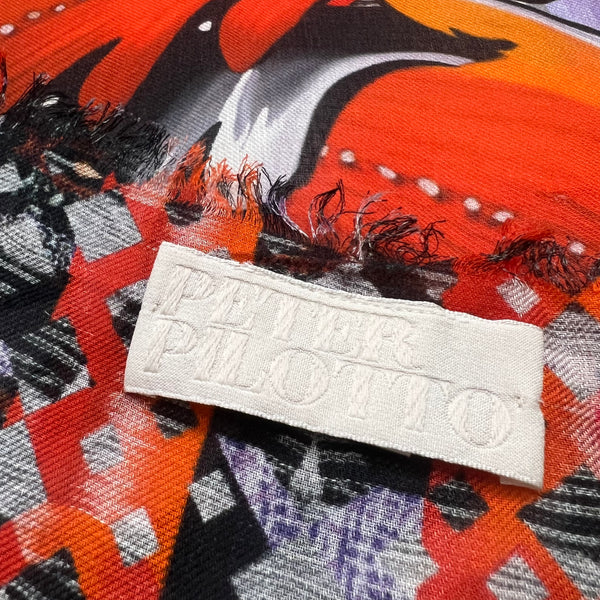 PP-5007 "CAESAR" - PETER PILOTTO DIGITAL PRINT MODAL CASHMERE SCARF. MADE IN ITALY