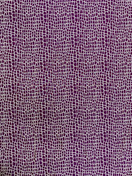 MB-7619W-A DOUBLE-FACED ALLIAGTOR DESIGN JACQUARD. ITALY
