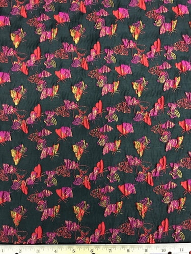 MB-7302W THE MONARCH BUTTERFLY METALLIC JACQUARD. FRANCE