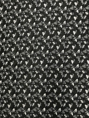 MB-7303W THE MONARCH BUTTERFLY METALLIC JACQUARD. FRANCE