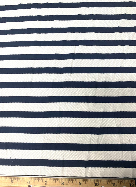 STRIPE DESIGN ACTIVEWEAR JACQUARD KNIT FROM FRANCE