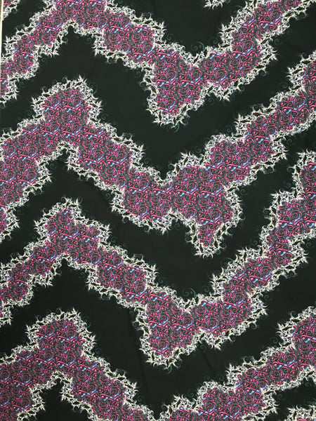 CP-7126W DESIGNER SIGNATURE PRINT COTTON POPLIN. VERSACE JEANS. ITALY - Elliott Berman Textiles