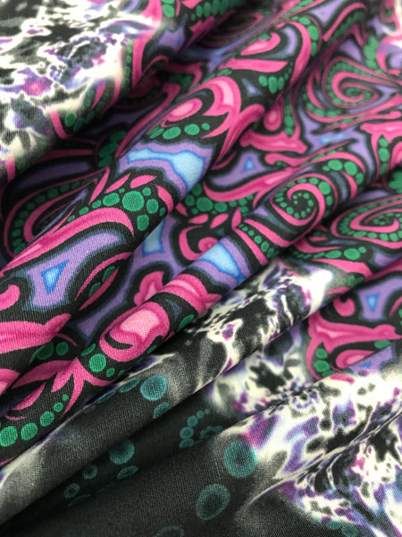 CP-7126W DESIGNER SIGNATURE PRINT COTTON POPLIN. VERSACE JEANS. ITALY - Elliott Berman Textiles