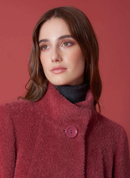WC-7677W ALTA MODA WOOL ALPACA BLEND COATING. ITALY