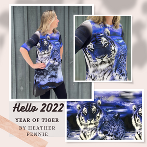 "Hello 2022 - Year of the Tiger" by Heather Pennie