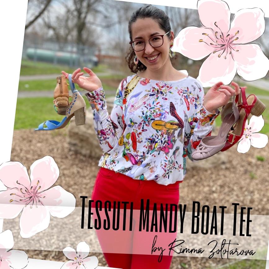 "Tessuti Mandy Boat Tee" by Rimma Zolotarova