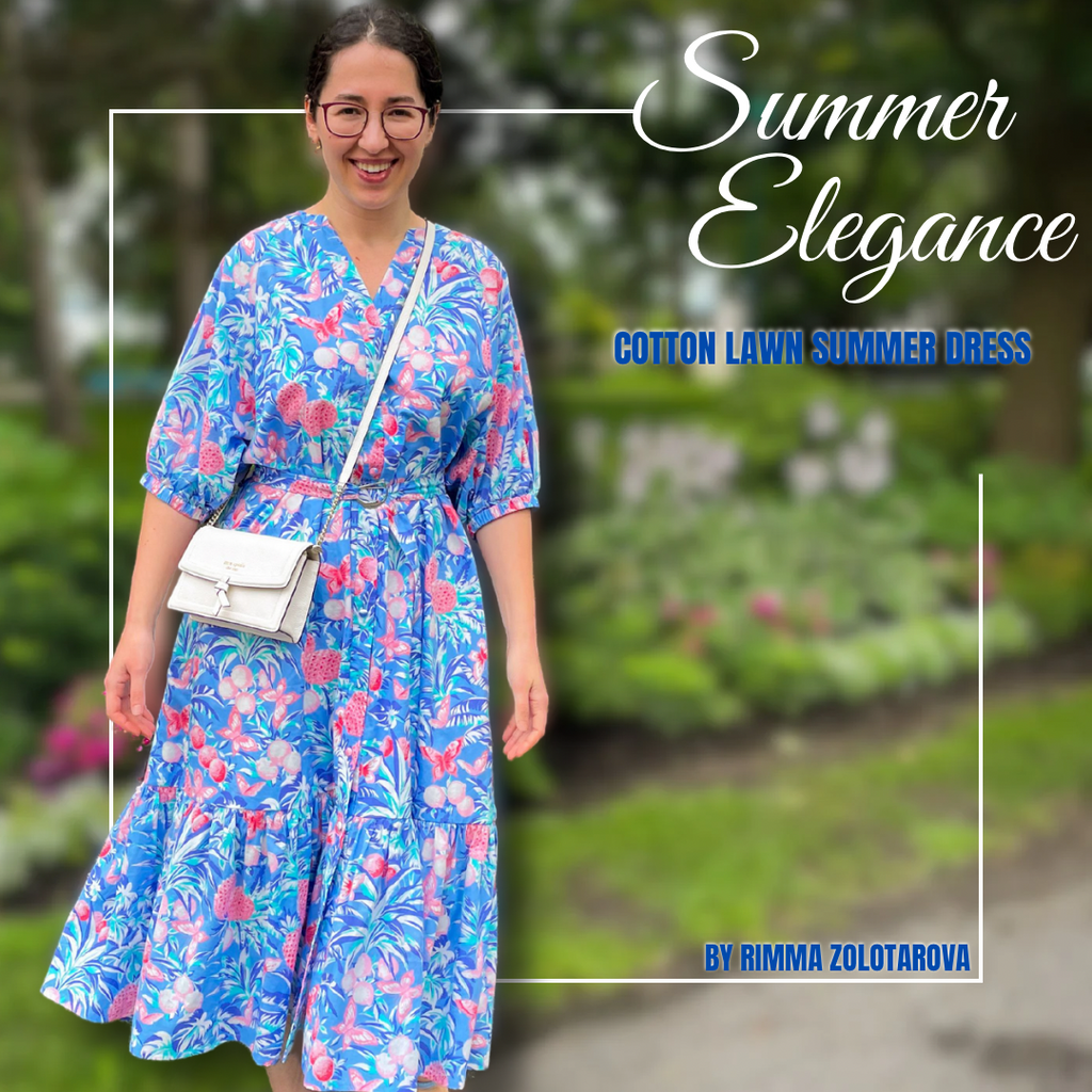 "Cotton Lawn Summer Dress" by Rimma Zolotarova