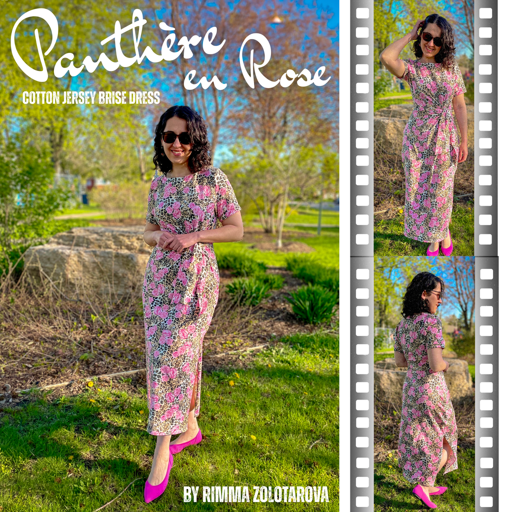 "Panthère en Rose" - Bris Dress by Rimma Zolotarova