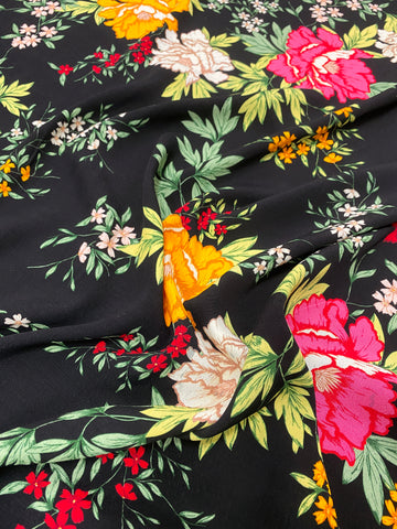 RV-7905W FLORAL PRINT VISCOSE CREPE. ITALY