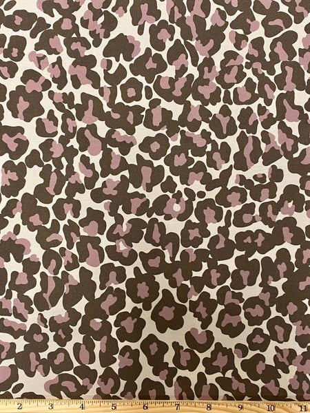 RV-7826W LEOPARD PRINT SILKY TOUCH VISCOSE TWILL. ITALY