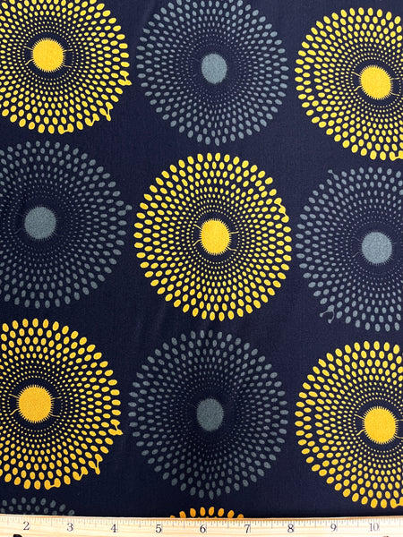 S-9049W MEDALLION PRINT SILK CREPE DE CHINE. ITALY