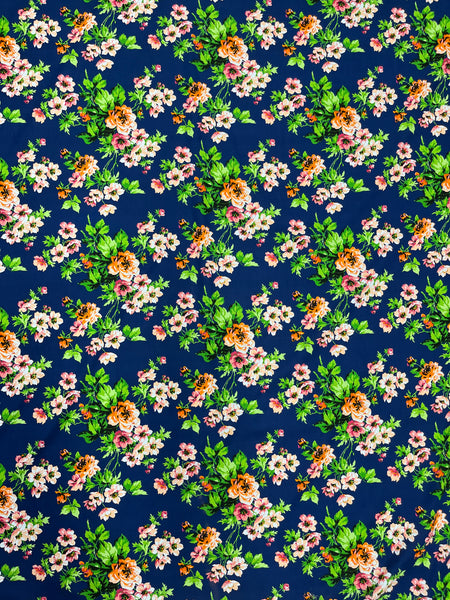 CP-7947W DESIGNER FLORAL PRINT COTTON POPLIN. RALPH LAUREN. ITALY