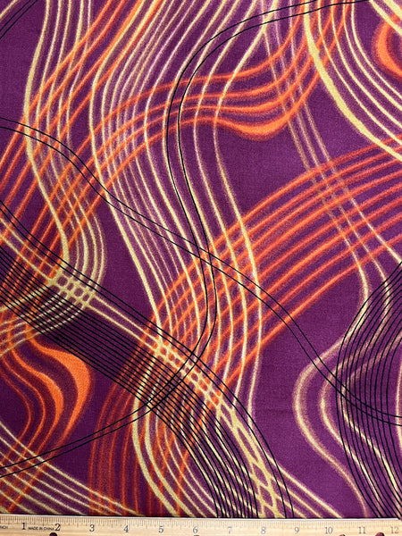 RV-8087W-B GEO ABSTRACT VISCOSE RAYON. ITALY.