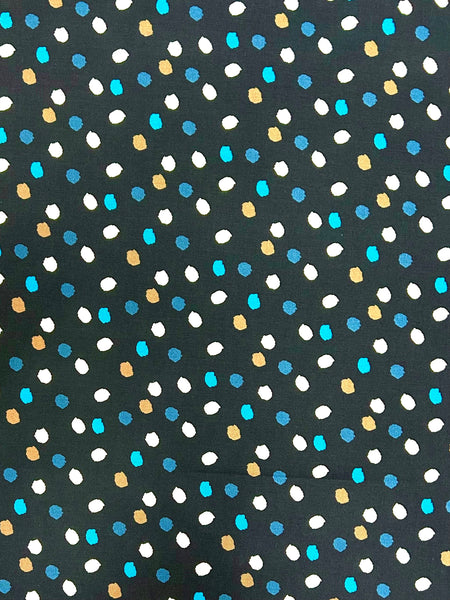 CP-8029W POLKA DOTS STRETCH COTTON TWILL. ITALY