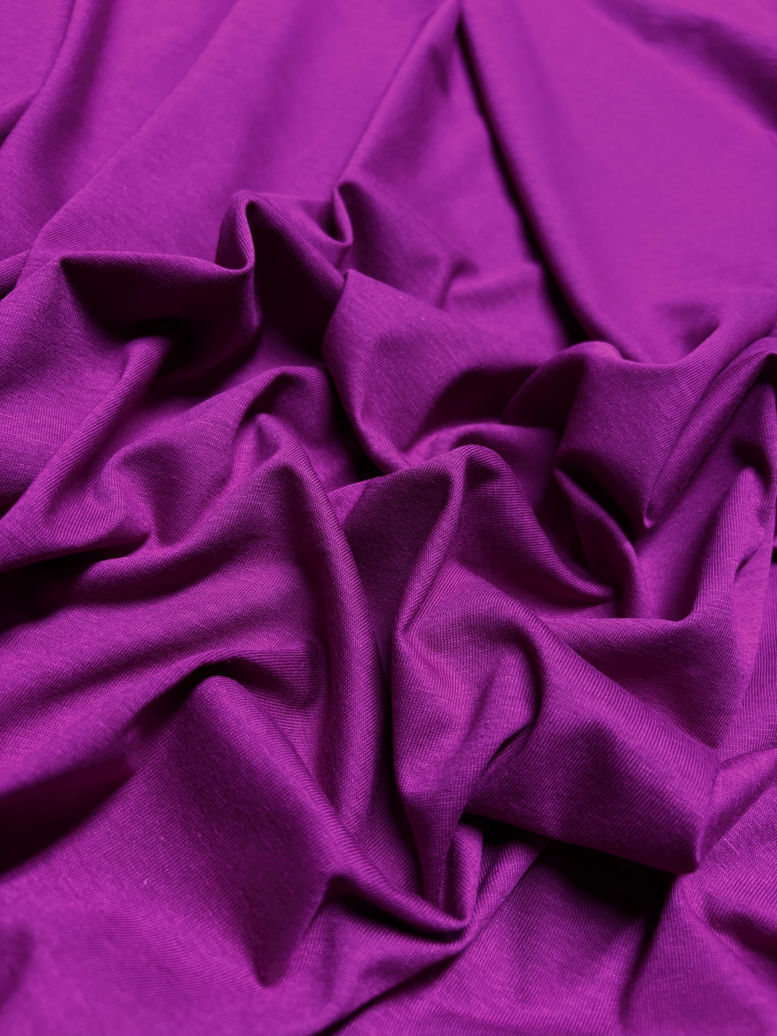 CK-9136W DESIGNER MAGENTA COTTON JERSEY KNIT. GUCCI. ITALY