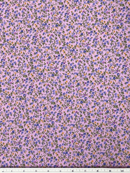 RV-9070W-A LIBERTY FLORAL PRINT COTTON POPLIN. ITALY.