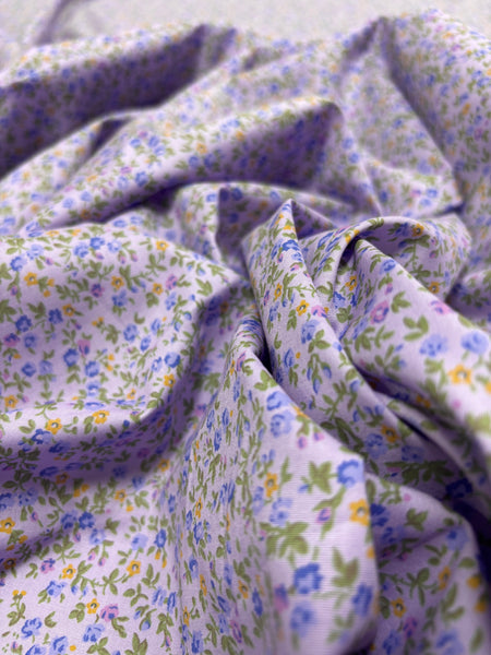RV-9070W-B LIBERTY FLORAL PRINT COTTON POPLIN. ITALY.