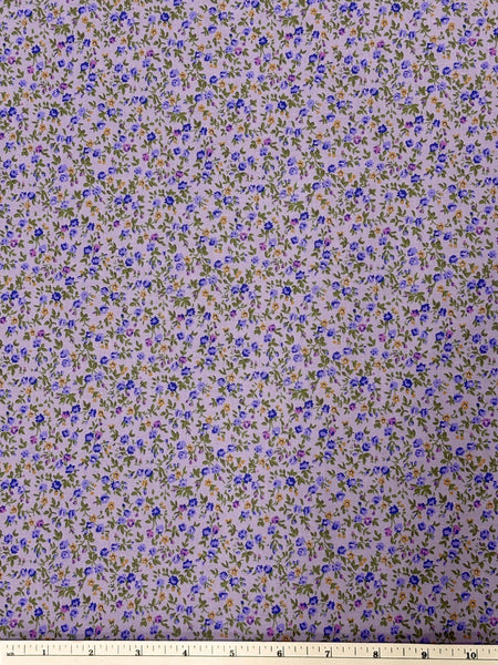 RV-9070W-B LIBERTY FLORAL PRINT COTTON POPLIN. ITALY.