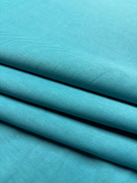 CK-9135W DESIGNER TURQUOISE COTTON JERSEY KNIT. GUCCI. ITALY