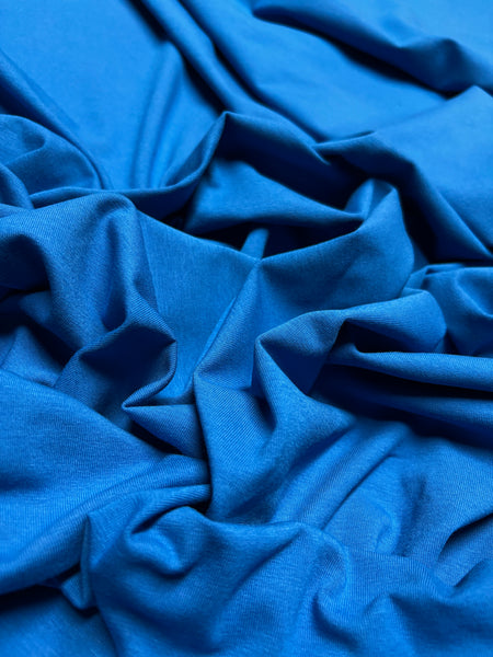 CK-9138W DESIGNER AEGAEN BLUE COTTON JERSEY KNIT. GUCCI. ITALY