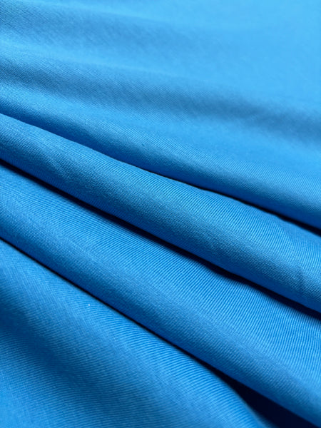 CK-9133W DESIGNER SKY BLUE COTTON JERSEY KNIT. GUCCI. ITALY