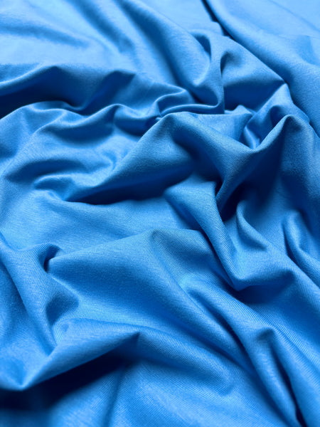 CK-9133W DESIGNER SKY BLUE COTTON JERSEY KNIT. GUCCI. ITALY