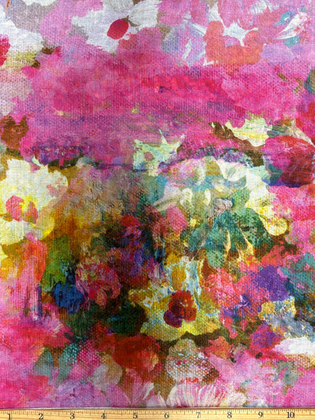 RV-9082W EXCLUSIVE MONET-INSPIRED PRINT COTTON VOILE. ITALY