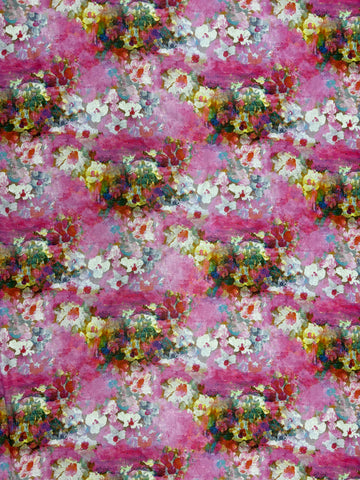 RV-9082W EXCLUSIVE MONET-INSPIRED PRINT COTTON VOILE. ITALY