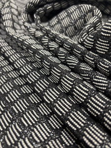 RIF-145 REVERSIBLE METALLIC JACQUARD. A CUT OF 3-1/8 YARDS. ITALY