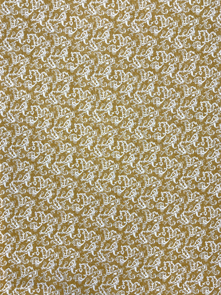 LI-9058W-A RETRO LOOK PAISLEY PRINT LINEN COTTON.