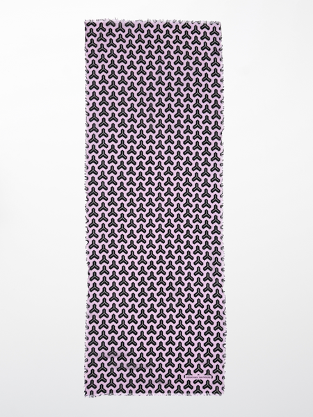 DS-1029 “AMETHYST" - JONATHAN SAUNDERS DIGITAL PRINT COTTON CASHMERE SCARF. MADE IN ITALY