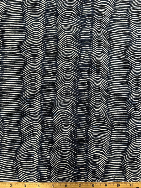 BFS-221 ZEBRA-INSPIRED PRINT VISCOSE CREPE HAND. FRANCE.