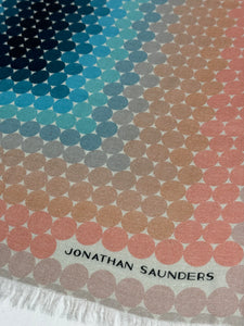 DS-1025 “COTTON CANDY" - JONATHAN SAUNDERS DIGITAL PRINT CASHMERE MODAL SCARF. MADE IN ITALY